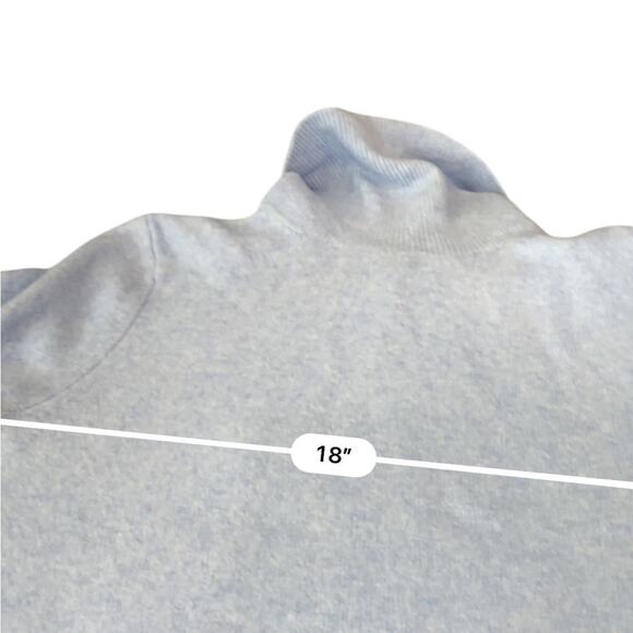 J. Crew extra Soft Sky Blue Turtleneck Sweater size Small - Picture 6 of 10